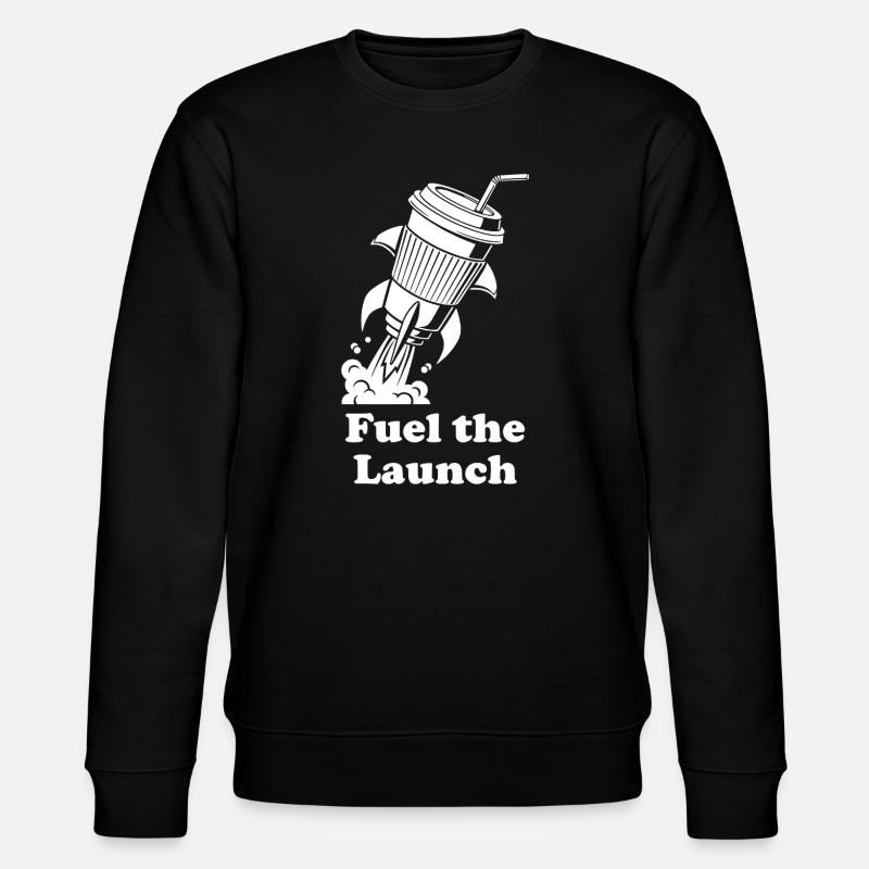 Lancement de carburant de fusée - Sweat bio CHANGER Stanley/Stella Unisexe - noir