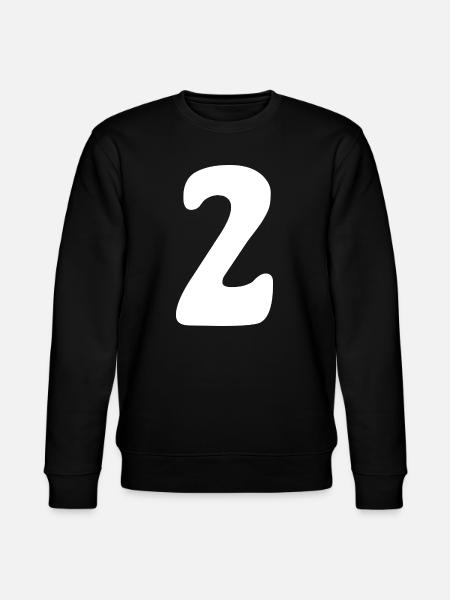 Deux : Minimal Numéral 2 | Deuxième - Sweat bio CHANGER Stanley/Stella Unisexe - noir