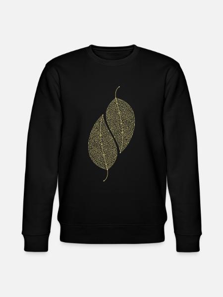Leaves Decorative - Stanley/Stella CHANGER Unisex Organic Sweatshirt - black