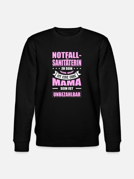Notfallsanitäterin Sein Eine Ehre Mama Sanitäterin - Stanley/Stella Unisex Bio-Sweatshirt CHANGER  - Schwarz