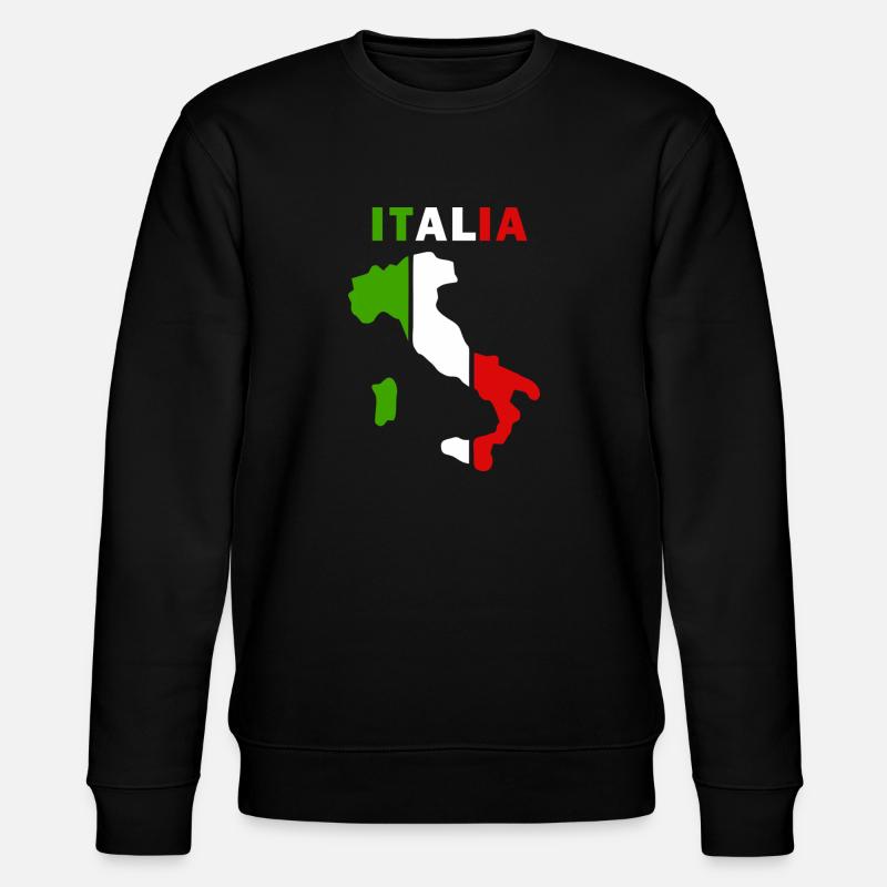 italia - Stanley/Stella Unisex Bio-Sweatshirt CHANGER  - Schwarz