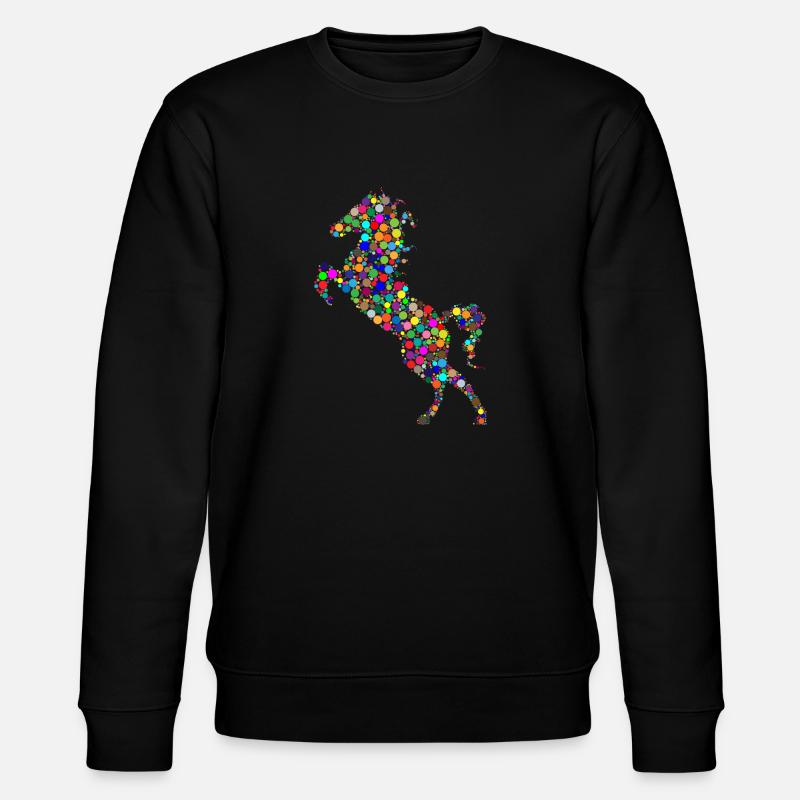 horse104 - Stanley/Stella Unisex Bio-Sweatshirt CHANGER  - Schwarz