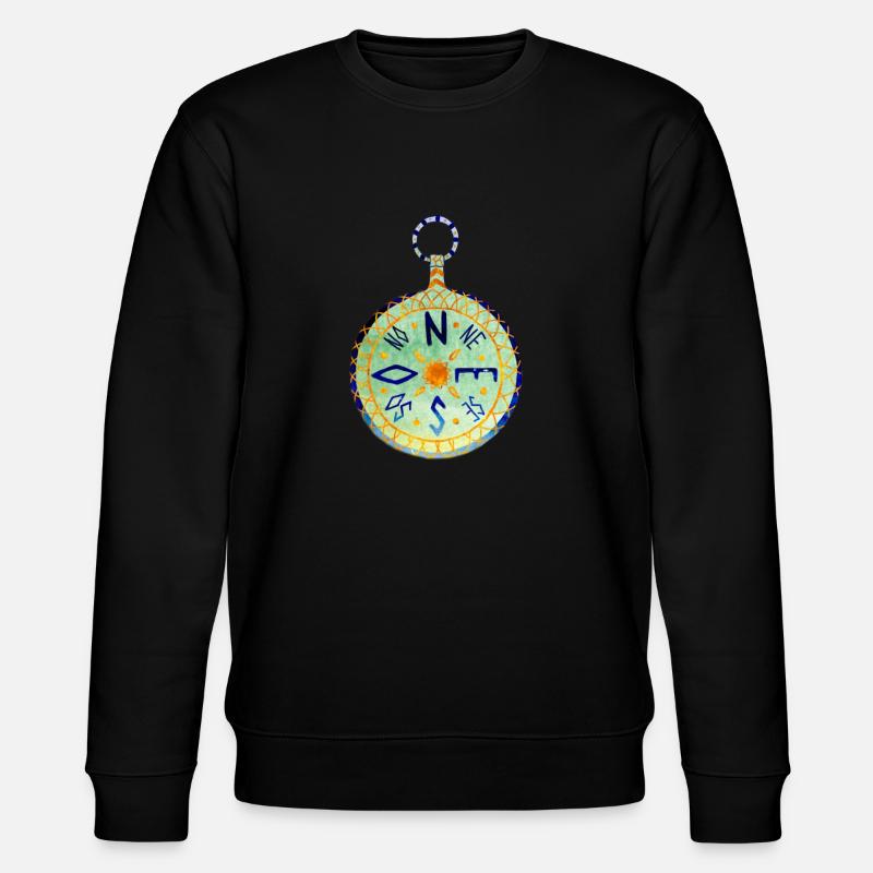 Compass - Stanley/Stella CHANGER Unisex Organic Sweatshirt - black