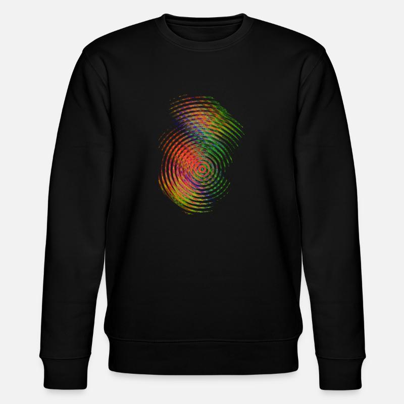 Ondes de couleur - Sweat bio CHANGER Stanley/Stella Unisexe - noir