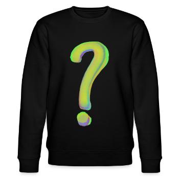 Fragezeichen - Stanley/Stella Unisex Bio-Sweatshirt CHANGER  - Schwarz - Vorne - Nik (191cm) & Marisol (170cm)