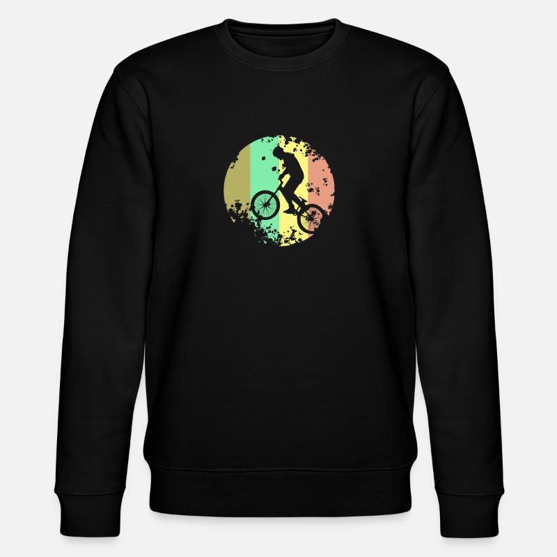 Trail Bike Art - Stanley/Stella Unisex Bio-Sweatshirt CHANGER - Schwarz