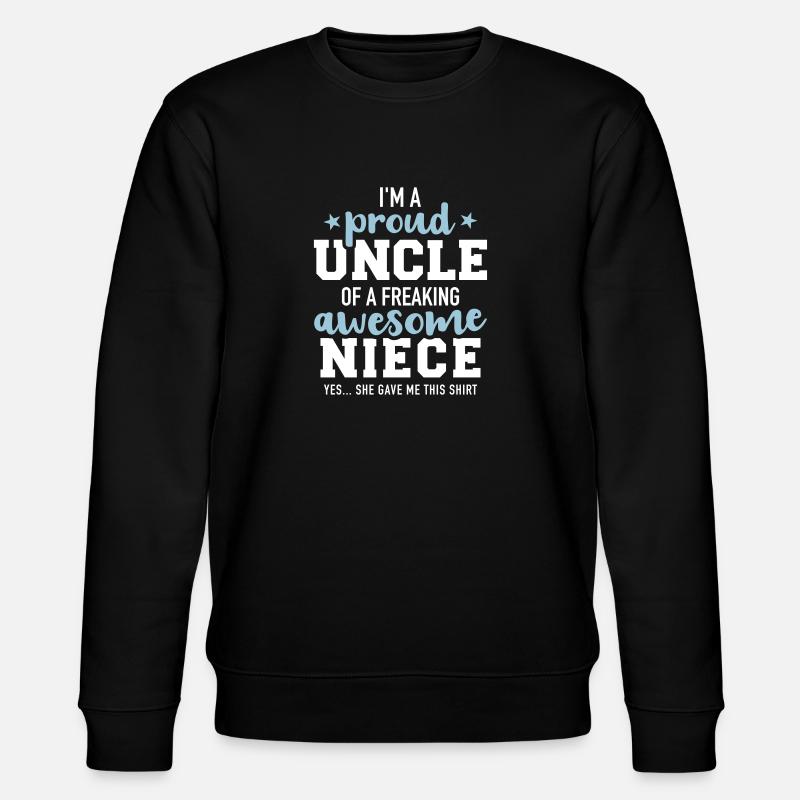 oncle - Sweat bio CHANGER Stanley/Stella Unisexe - noir