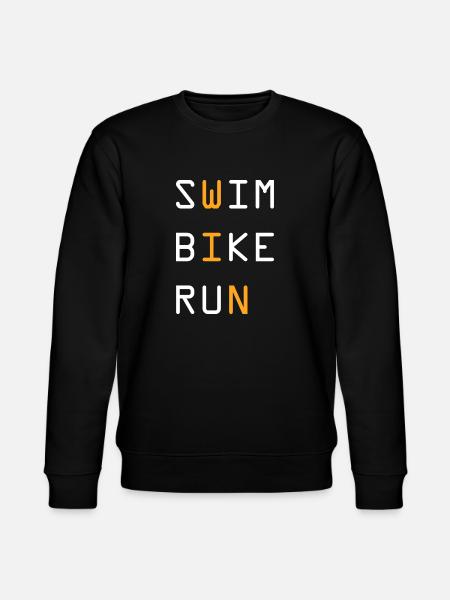 Triathlon Swim Bike - Stanley/Stella Unisex Bio-Sweatshirt CHANGER - Schwarz