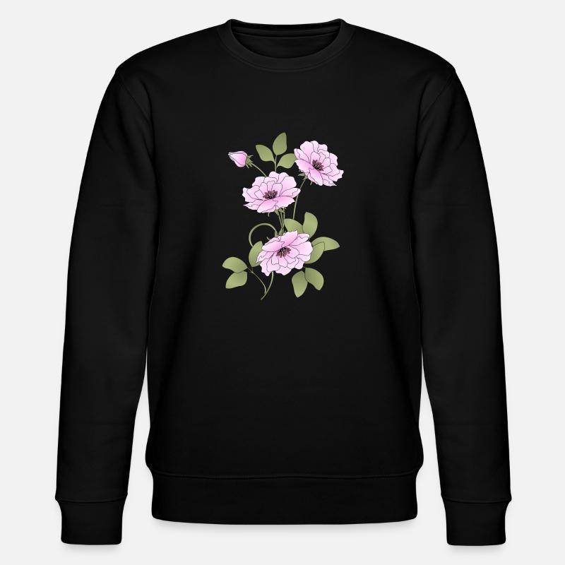 Fleur - Sweat bio CHANGER Stanley/Stella Unisexe - noir