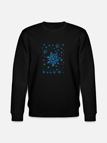 Fiocchi di neve per lui e per lei - Felpa ecologica unisex CHANGER di Stanley/Stella - nero