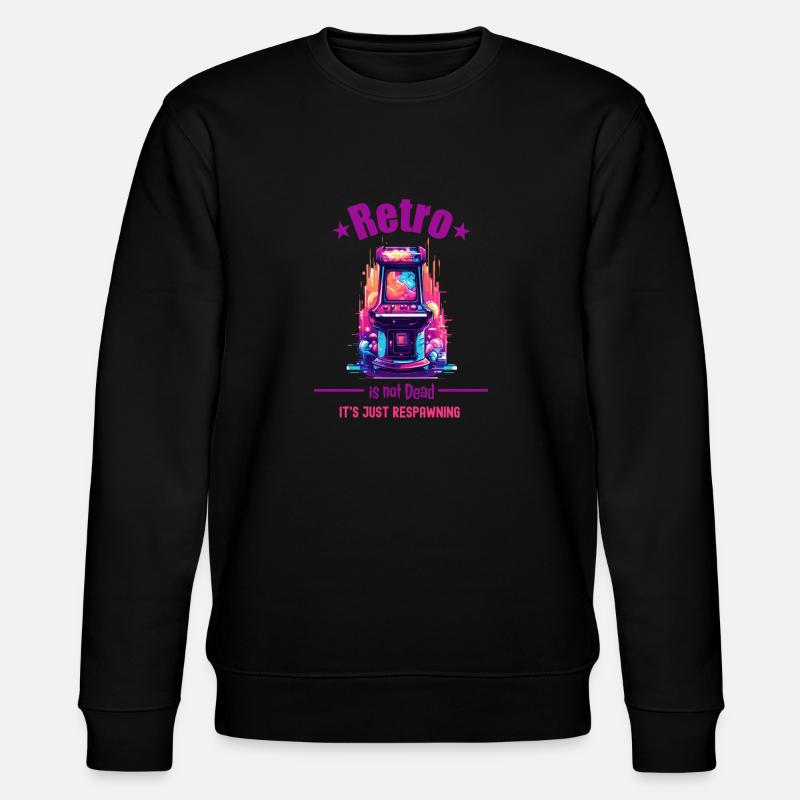 Cadeau d’arcade de jeu rétro - Sweat bio CHANGER Stanley/Stella Unisexe - noir