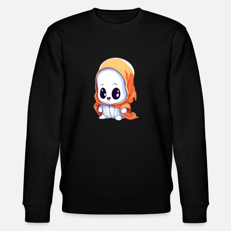Niedlicher Geist Geist - Stanley/Stella Unisex Bio-Sweatshirt CHANGER - Schwarz