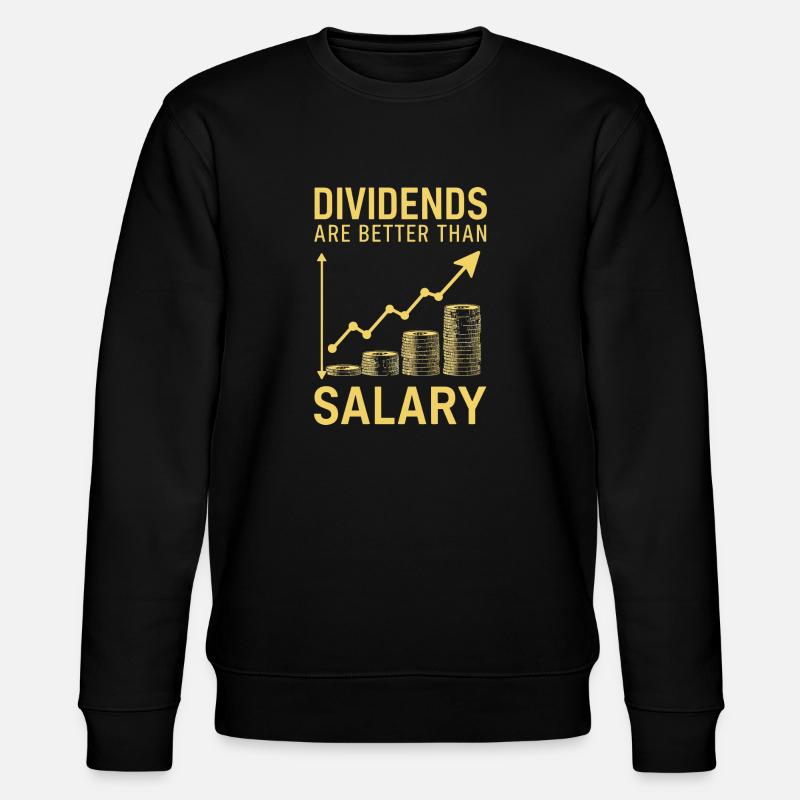 Dividenden statt Gehalt - Stanley/Stella Unisex Bio-Sweatshirt CHANGER  - Schwarz