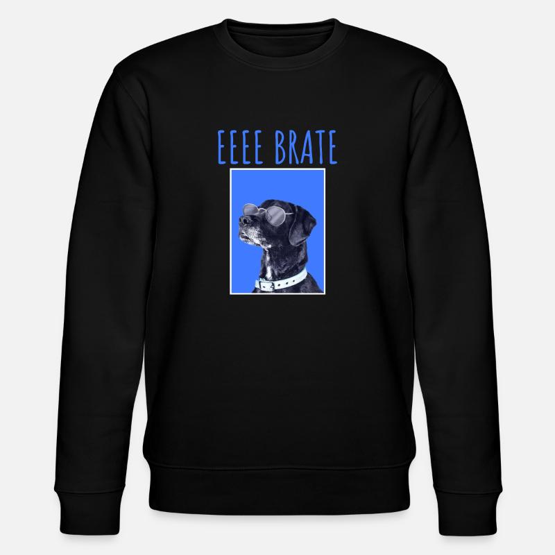 EEE BRATE MAJICA - Stanley/Stella Unisex Bio-Sweatshirt CHANGER  - Schwarz