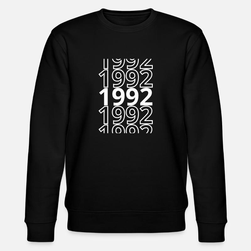 1992 1992 1992 - Sweat bio CHANGER Stanley/Stella Unisexe - noir