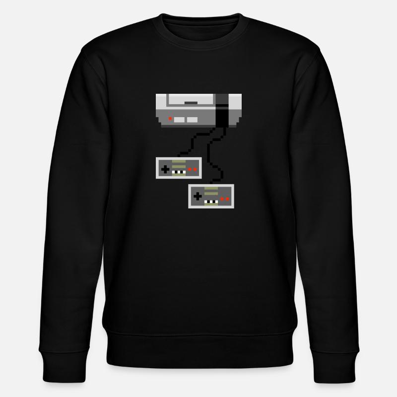 NES Retro Console - Stanley/Stella Unisex Bio-Sweatshirt CHANGER  - Schwarz