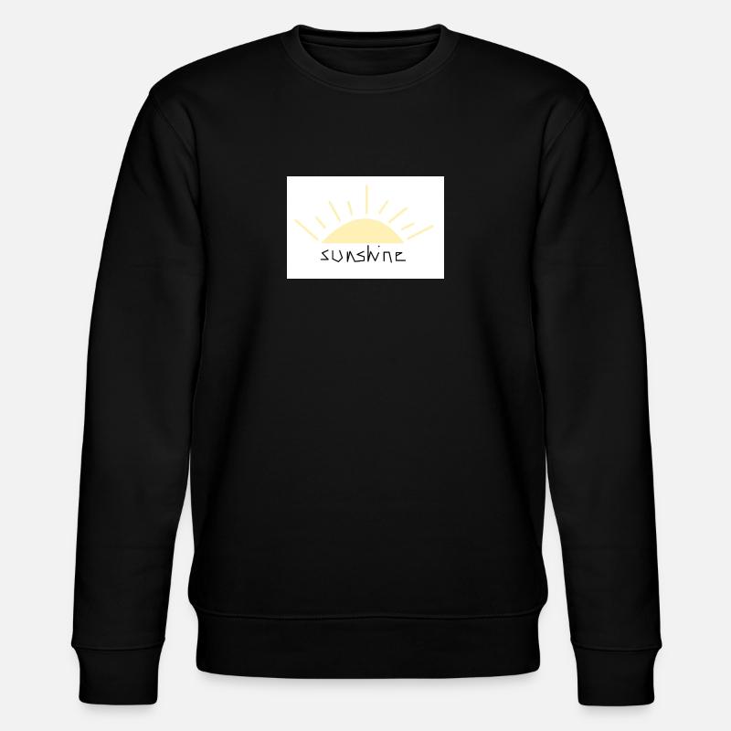 Sunshine - Stanley/Stella Unisex Bio-Sweatshirt CHANGER  - Schwarz