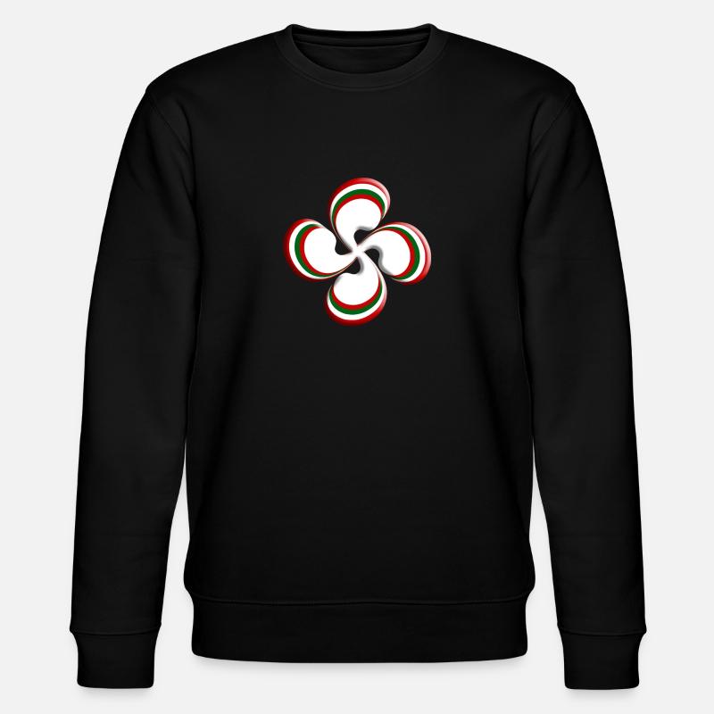 Croix Basque Lauburu 2 - Sweat bio CHANGER Stanley/Stella Unisexe - noir