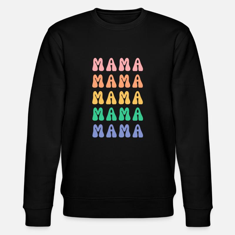 MAMMA - Stanley/Stella Unisex Bio-Sweatshirt CHANGER  - Schwarz