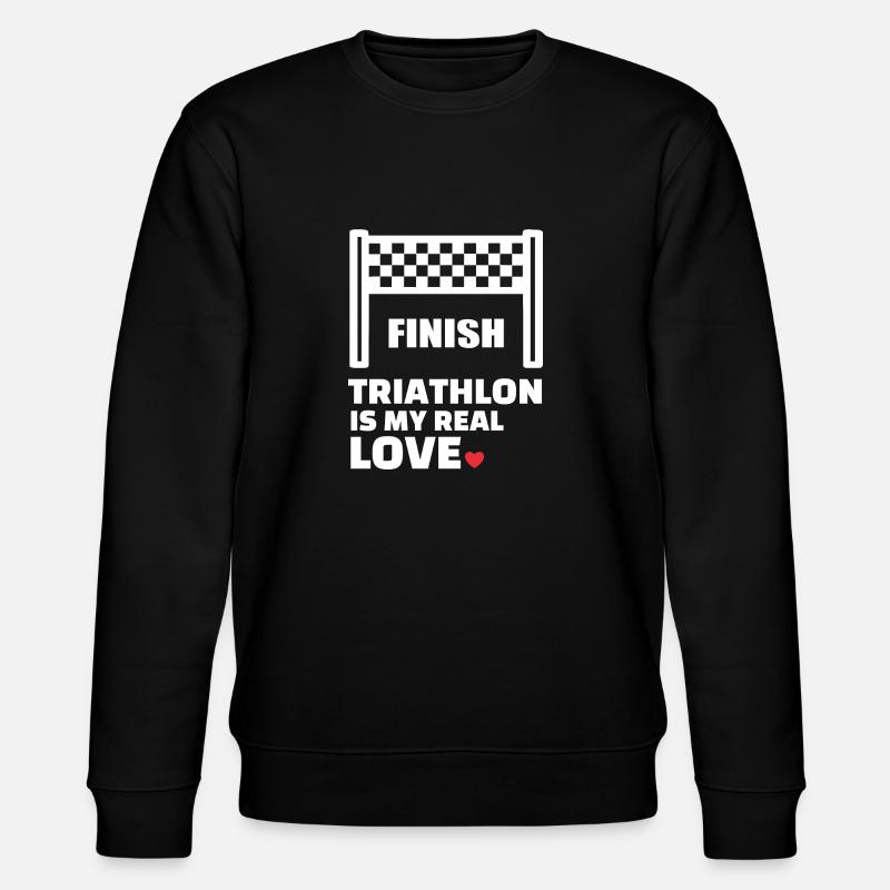 J’adore le triathlon - Sweat bio CHANGER Stanley/Stella Unisexe - noir