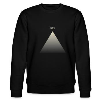 Triangle 369 - Stanley/Stella Unisex Bio-Sweatshirt CHANGER  - Schwarz - Vorne - Nik (191cm) & Marisol (170cm)