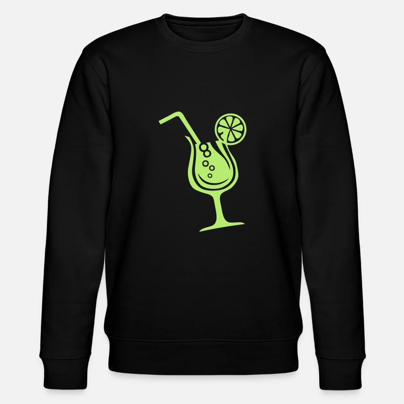 verre cocktail alcool 8 - Sweat bio CHANGER Stanley/Stella Unisexe - noir