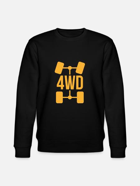 SUV Gift Offroad Vehicle - Stanley/Stella CHANGER Unisex Organic Sweatshirt - black