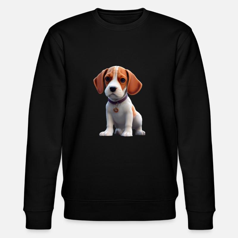 Beagle Dog - Beagle - Sweat bio CHANGER Stanley/Stella Unisexe - noir
