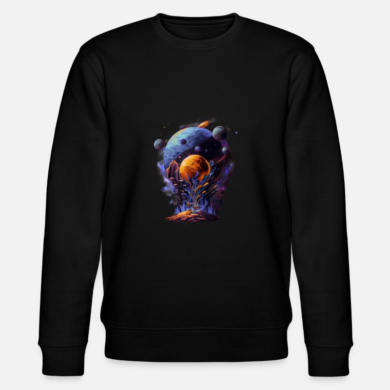 Space Alpha - Stanley/Stella CHANGER Unisex Organic Sweatshirt - black