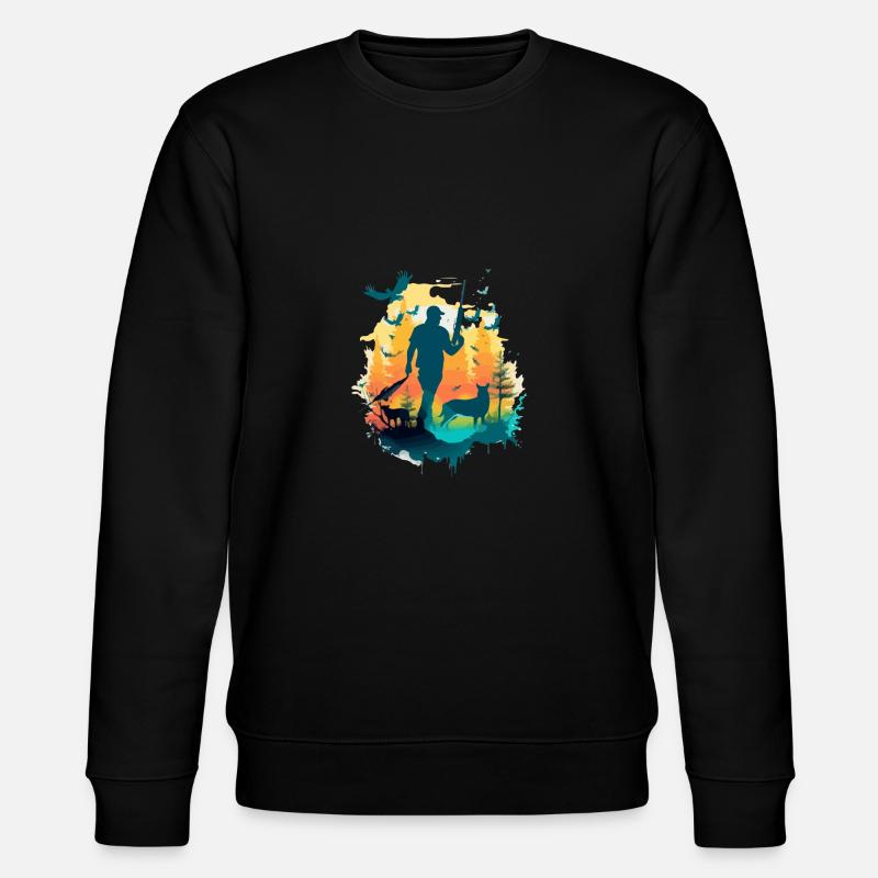 Marc the Hunter - Stanley/Stella CHANGER Unisex Organic Sweatshirt - black