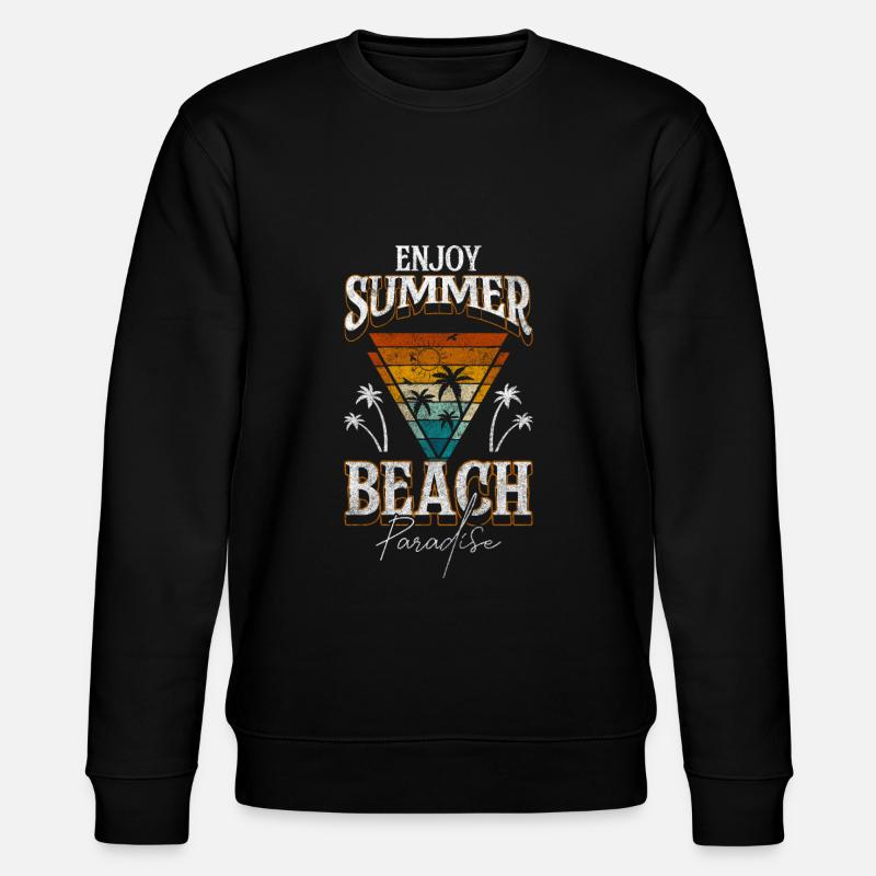 Vacances, Vagues, Surf, Voyage - Sweat bio CHANGER Stanley/Stella Unisexe - noir