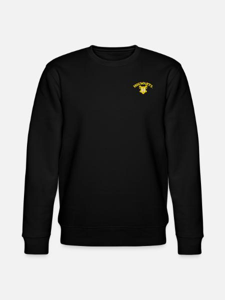Harry Potter Hogwarts-Logo Stick-Design - Stanley/Stella Unisex Bio-Sweatshirt CHANGER  - Schwarz