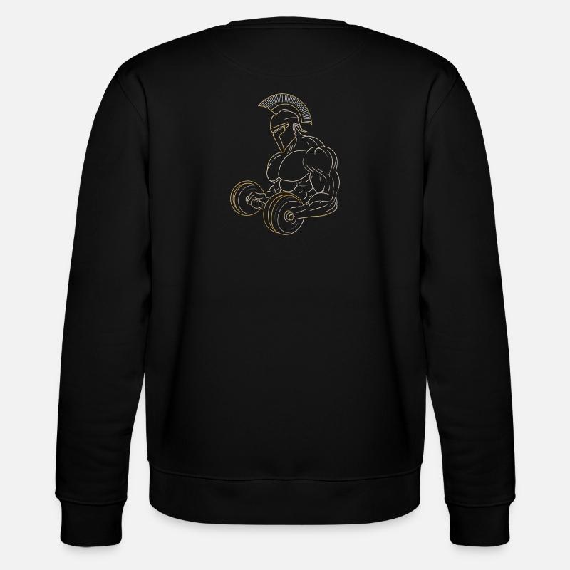Spartiate Haltères Dorés - Sweat bio CHANGER Stanley/Stella Unisexe - noir