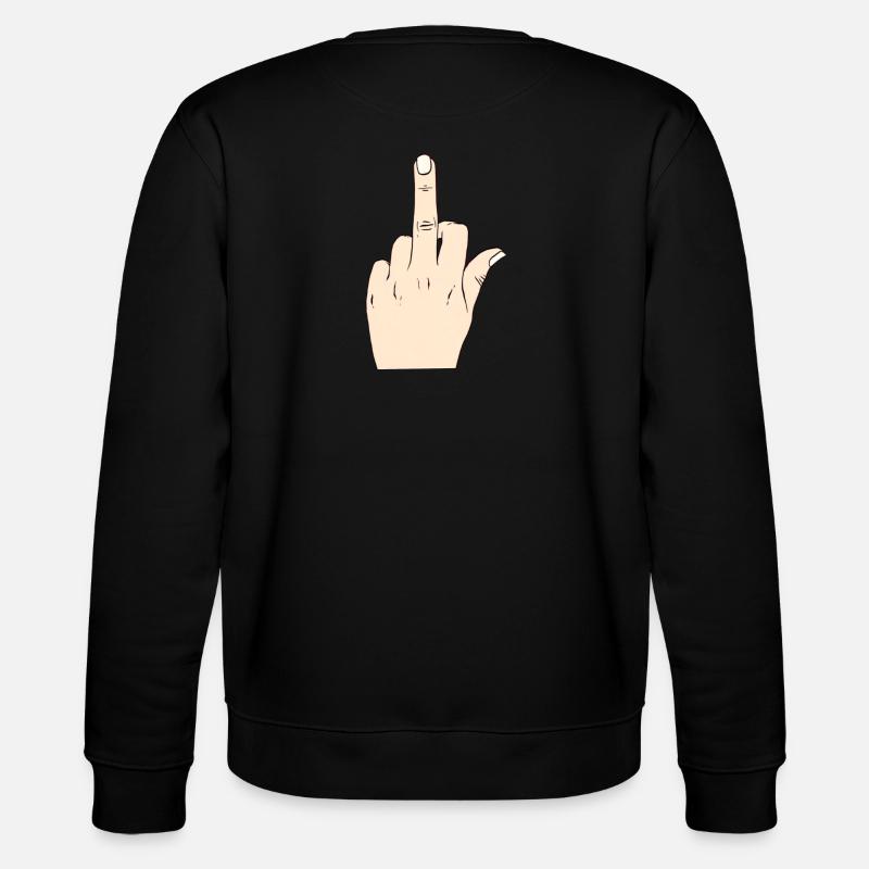 Mode doigt du milieu - Sweat bio CHANGER Stanley/Stella Unisexe - noir