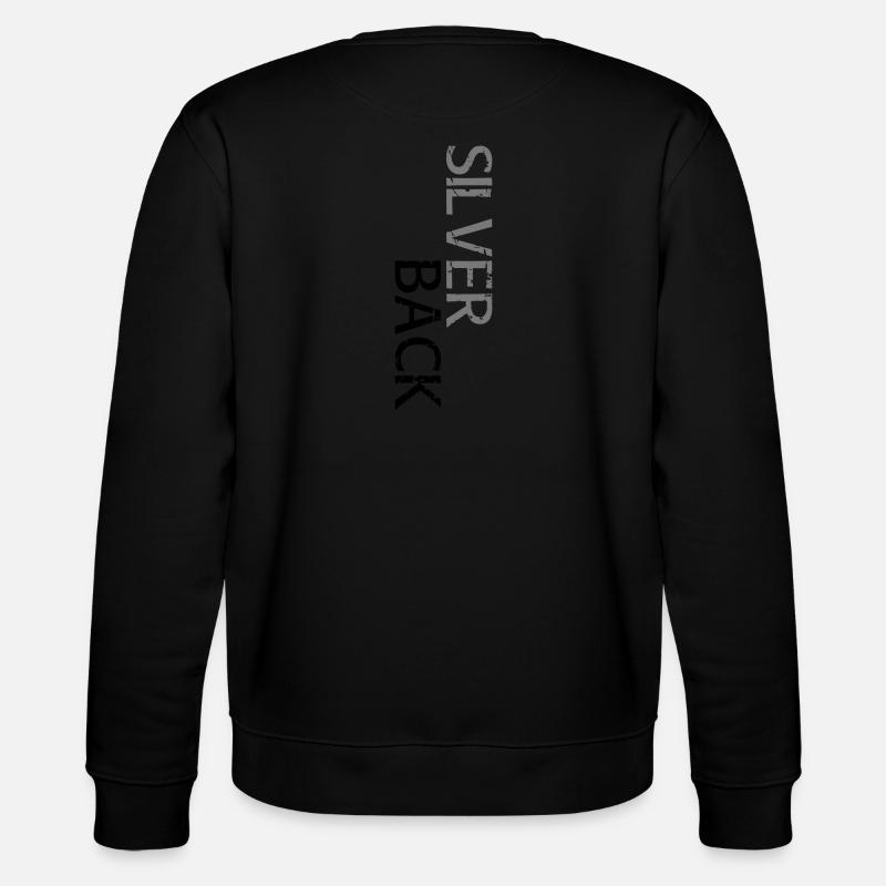 SILVERBACK (versetzt) - Stanley/Stella Unisex Bio-Sweatshirt CHANGER  - Schwarz