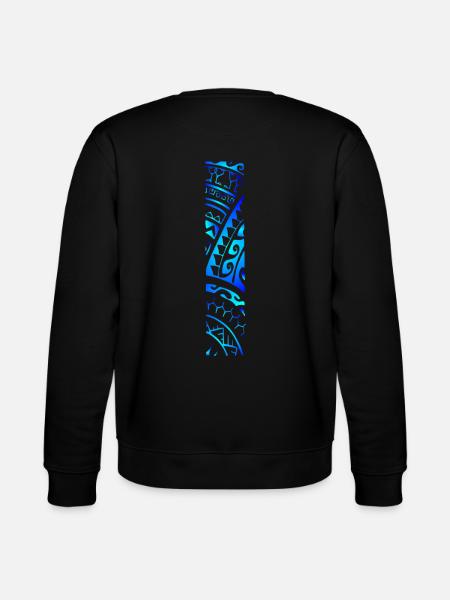 REVA (Lagoon blue) - Stanley/Stella CHANGER Unisex Organic Sweatshirt - black