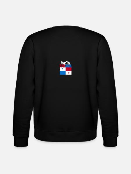 Panama Flag Gift Idea - Stanley/Stella CHANGER Unisex Organic Sweatshirt - black