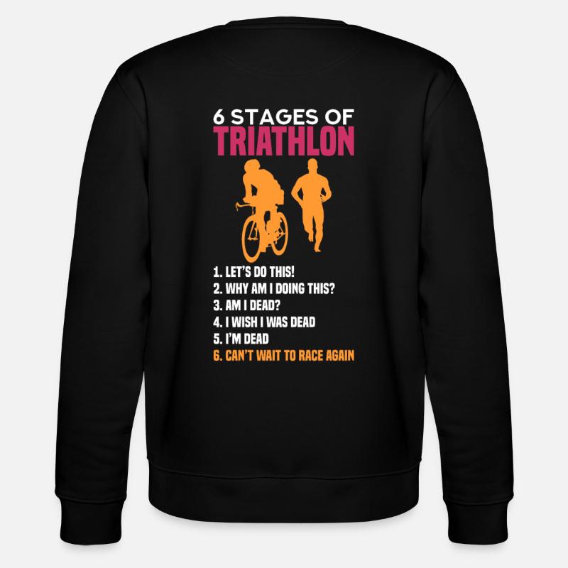 Triathlon - Stanley/Stella Unisex Bio-Sweatshirt CHANGER  - Schwarz