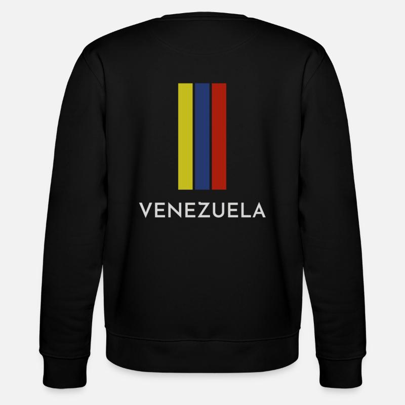Venezolanische Flagge, Venezolanischer Stolz - Stanley/Stella Unisex Bio-Sweatshirt CHANGER  - Schwarz