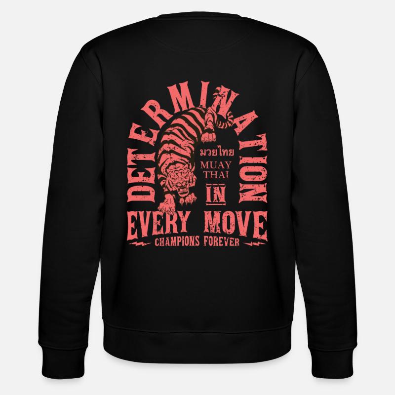 Muay Thai Kampfkunst - Stanley/Stella Unisex Bio-Sweatshirt CHANGER  - Schwarz