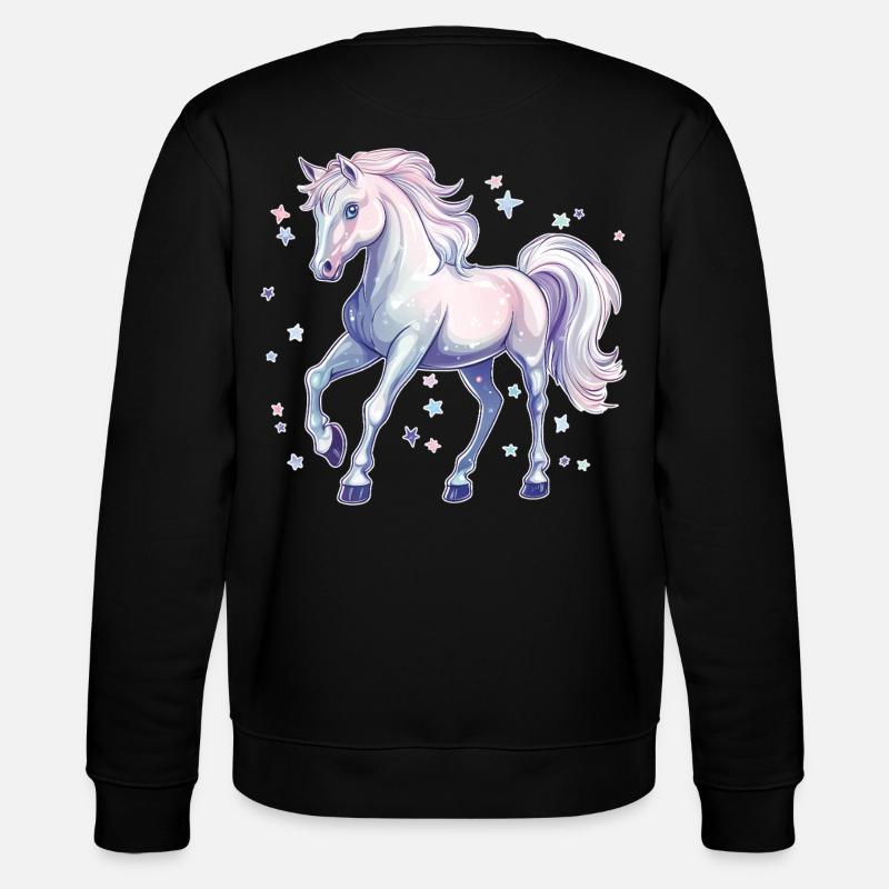 Cheval avec des étoiles - Sweat bio CHANGER Stanley/Stella Unisexe - noir