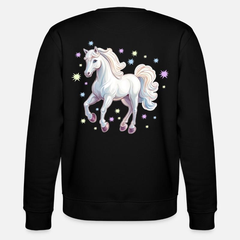 Cheval avec des étoiles - Sweat bio CHANGER Stanley/Stella Unisexe - noir