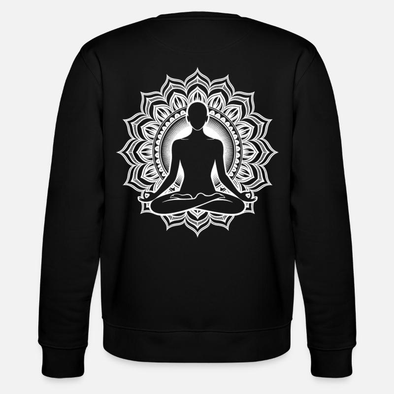 Meditation Chakra - Stanley/Stella Unisex Bio-Sweatshirt CHANGER - Schwarz