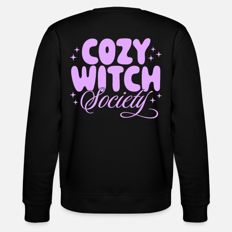 Gemütliche Hexen-Gesellschaft - Stanley/Stella Unisex Bio-Sweatshirt CHANGER  - Schwarz