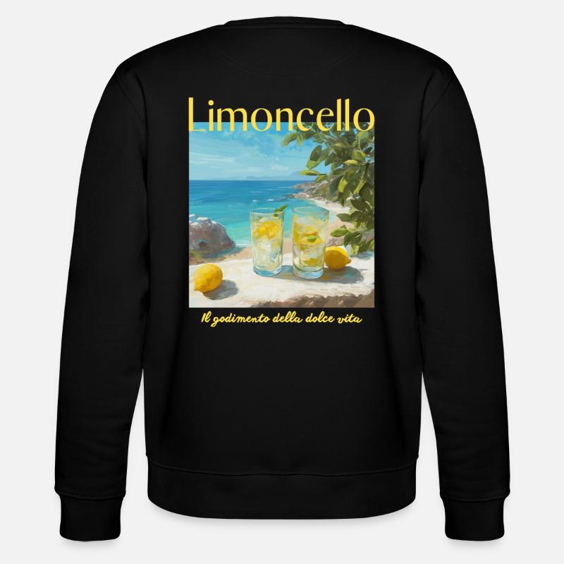 Limonecello am Strand - Stanley/Stella Unisex Bio-Sweatshirt CHANGER  - Schwarz