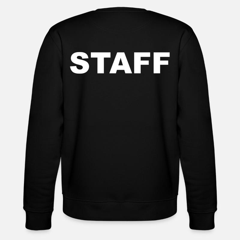 STAFF - Stanley/Stella Unisex Bio-Sweatshirt CHANGER  - Schwarz