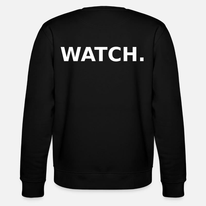 WATCH. - Stanley/Stella Unisex Bio-Sweatshirt CHANGER  - Schwarz