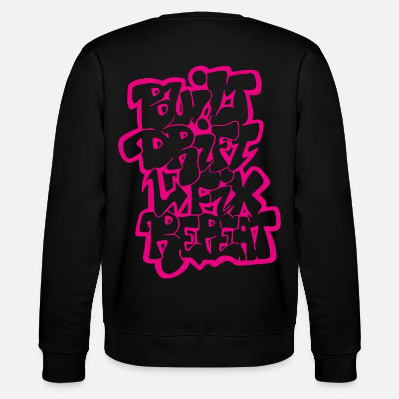 Built Drift Fix Repeat 03 - Stanley/Stella CHANGER Unisex Organic Sweatshirt - black
