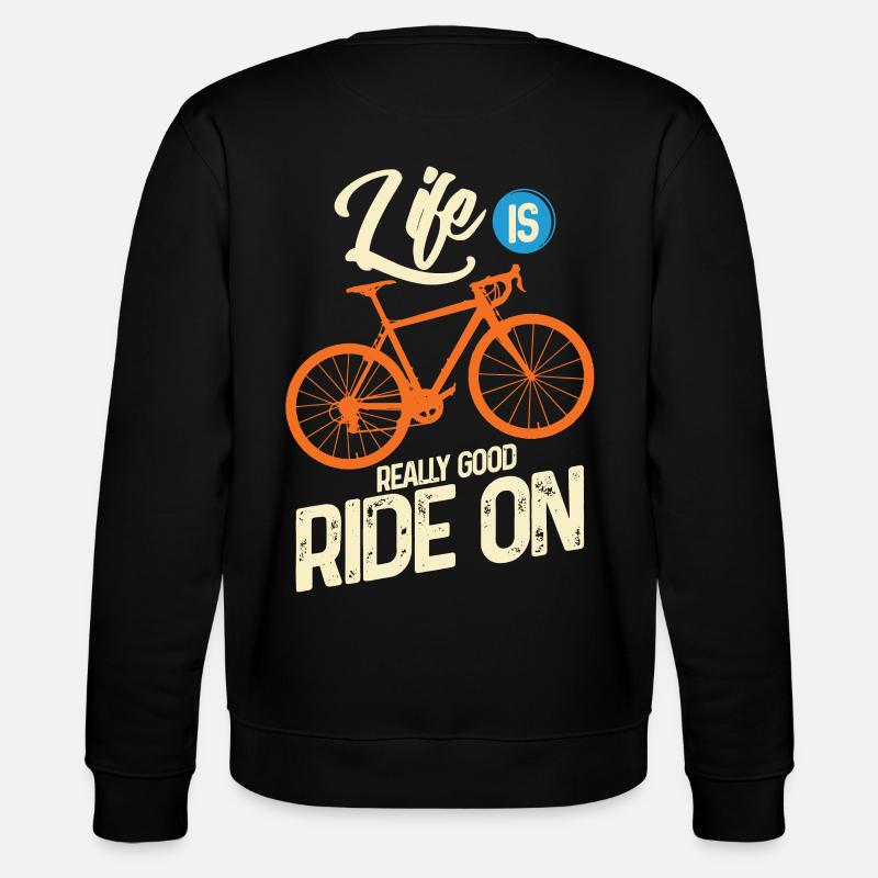 Radfahren - Stanley/Stella Unisex Bio-Sweatshirt CHANGER - Schwarz