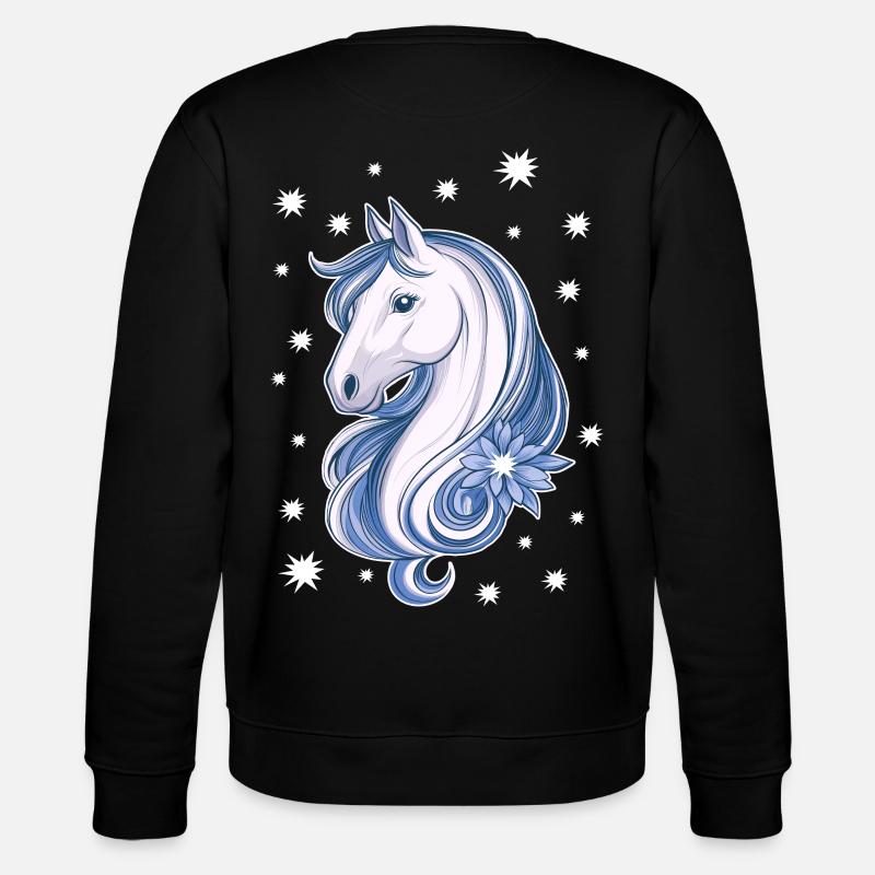 Cheval avec des étoiles - Sweat bio CHANGER Stanley/Stella Unisexe - noir